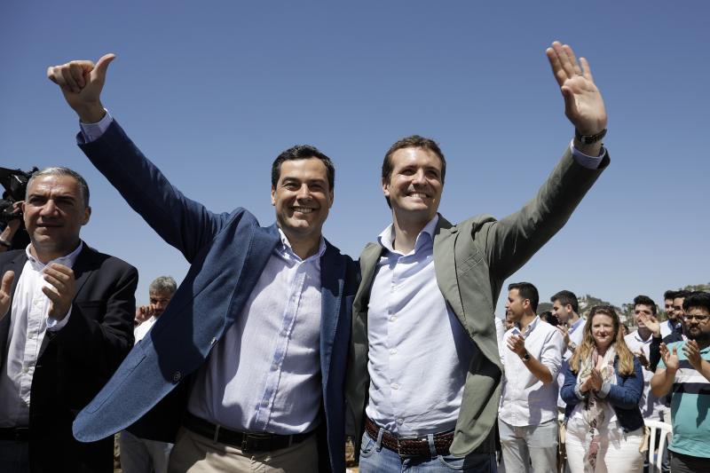 Fotos: Casado, Bendodo y Zoido arropan a De la Torre junto a Moreno Bonilla