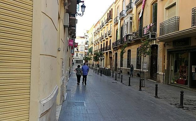 Vista de la calle Nosquera.