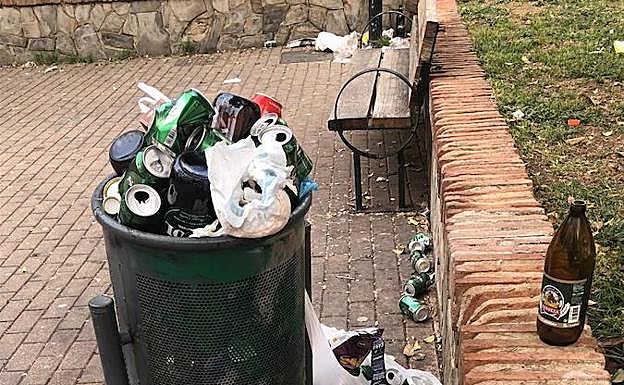 Detalle de la suciedad.