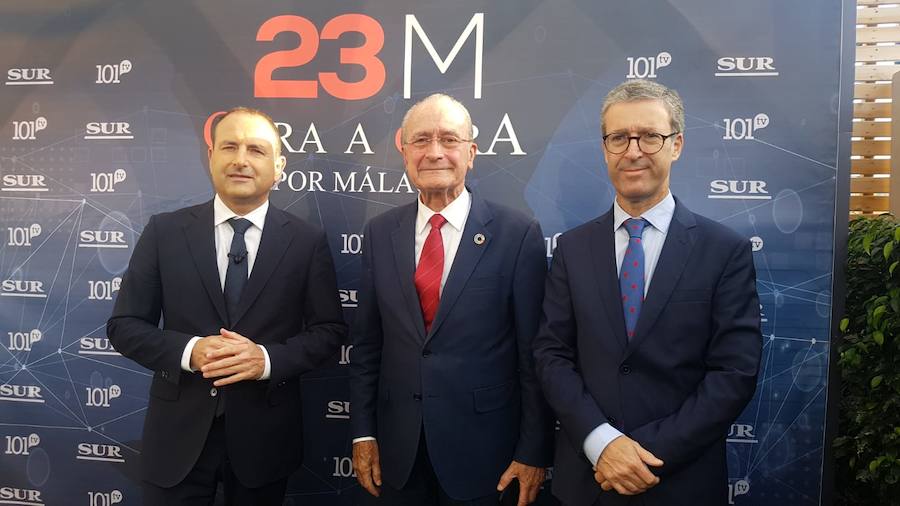 Los dos candidatos por Málaga participan en un debate organizado por 101 TV y Diario SUR