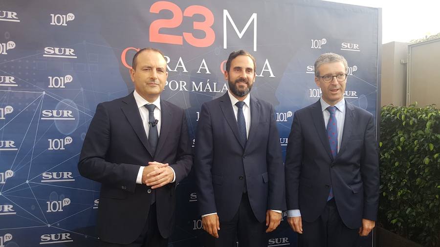 Los dos candidatos por Málaga participan en un debate organizado por 101 TV y Diario SUR