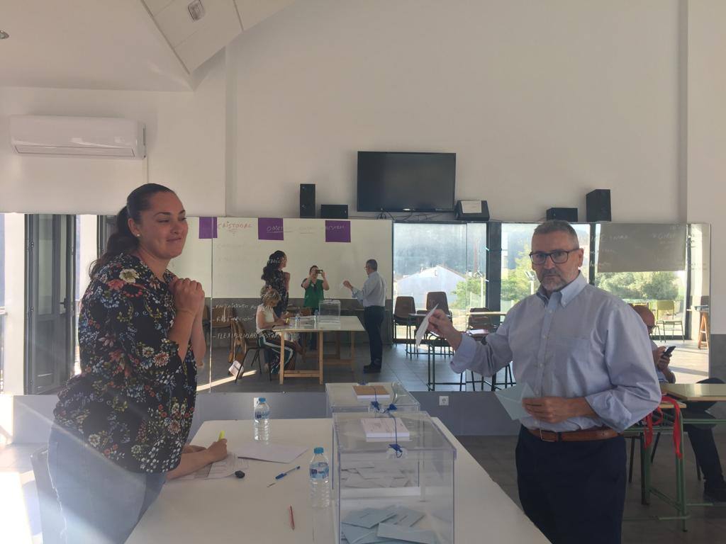 Diego Sánchez candidato Adia Montejaque y actual al alcalde 