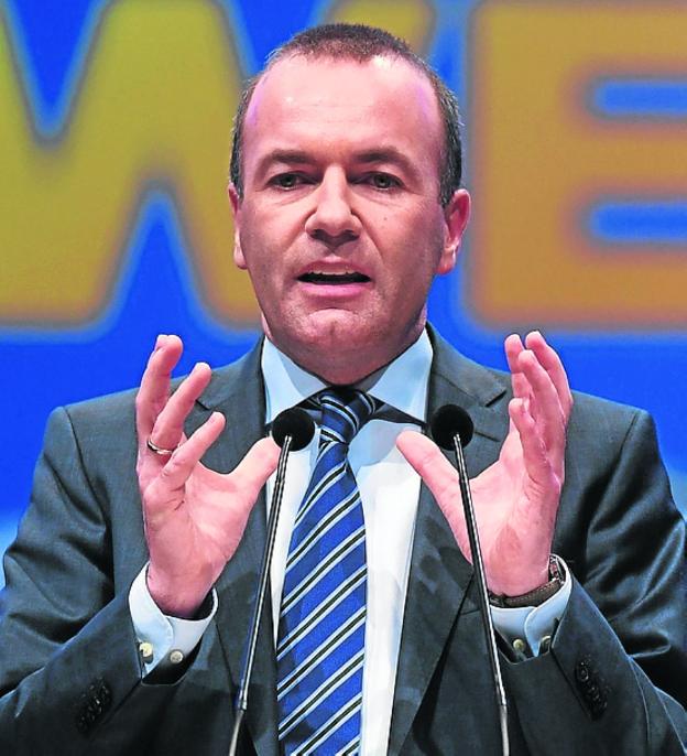 Manfred Weber. :: afp