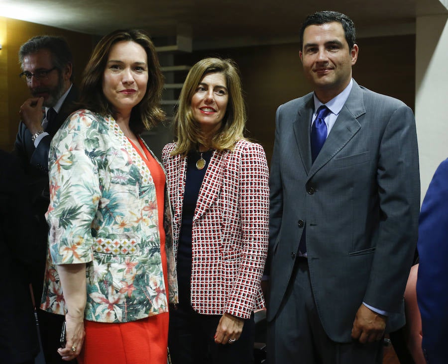 Maria del Mar Martín, Begoña Castillo y José Manuel López