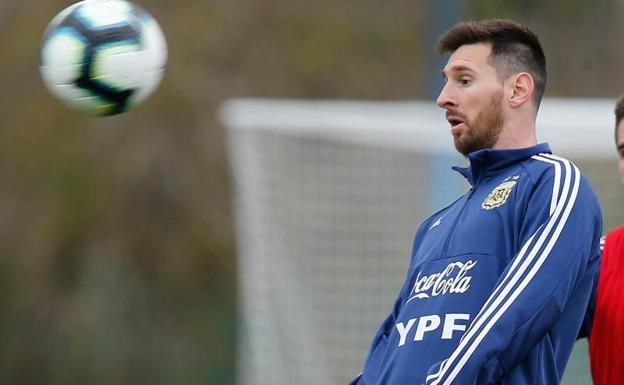 Leo Messi prepara con Argentina la Copa América. 