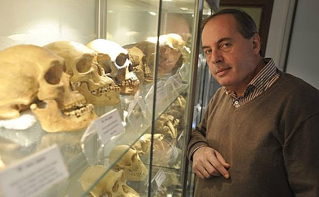 El paleontólogo Paul Palmqvist, en el Departamento de Geología de la Universidad de Málaga.