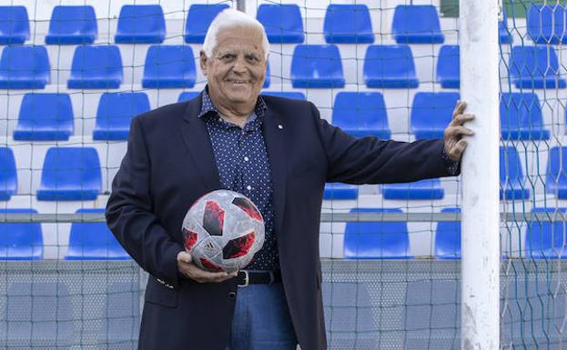 Juan Godoy, el viernes durante el entrenamiento. 