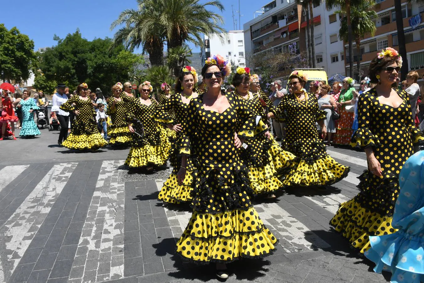 La procesión de San Bernabé de Marbella, en imágenes