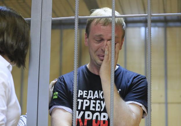 El periodista Iván Golunov, arrestado el jueves acusado de tráfico de drogas. :: REUTERS