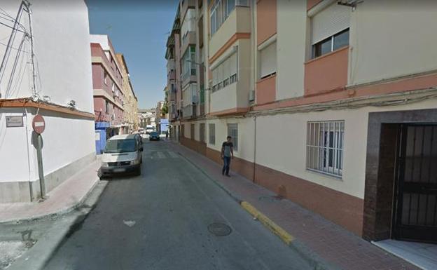 Imagen de la calle Padre Pandelo donde se produjeron os hechos. 
