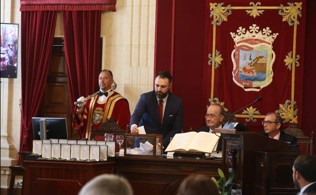 En fotos, la constitución del Ayuntamiento de Málaga