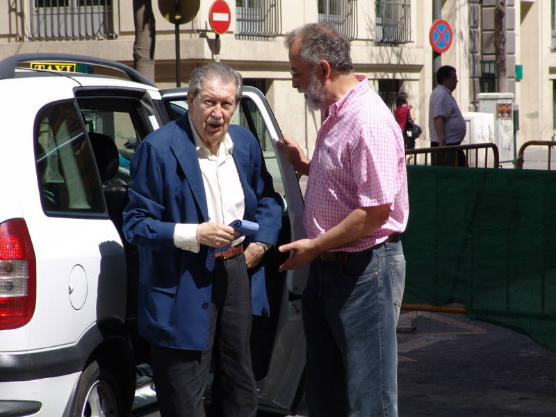 Así pintó el malagueño Daniel Quintero a Manuel Alcántara hace una década