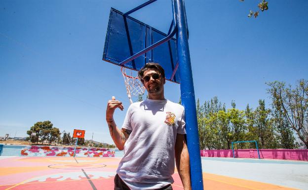 García, en la pista de El Cordobés. 