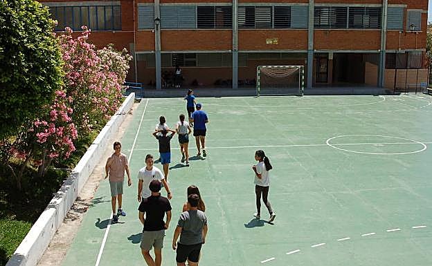 La nueva estructura se instalará en este patio 