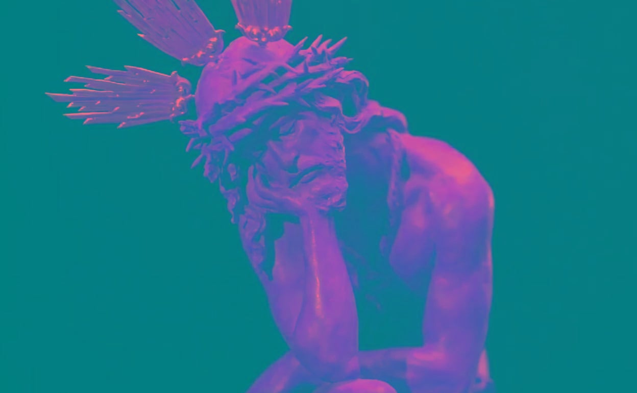 El boceto para la nueva imagen del Cristo