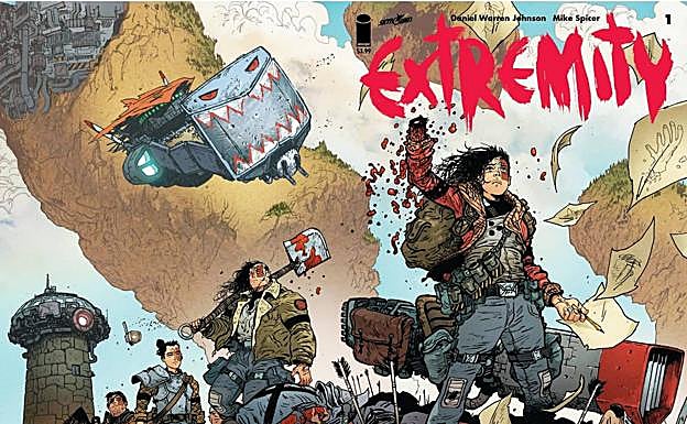 Portada original del cómic Extremity.
