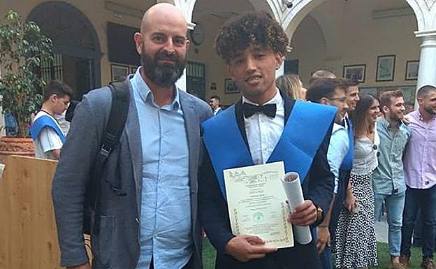 El día de la graduación. 