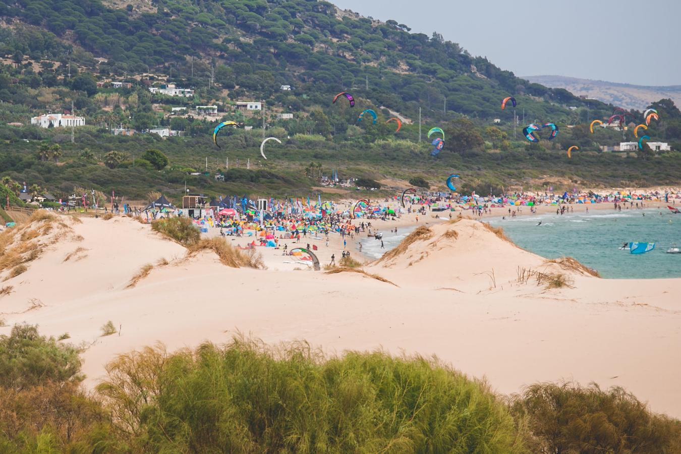 La celebración del mundial de kitesurf en Tarifa. 