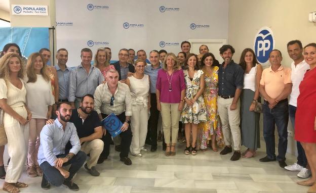 Celebración, esta tarde, de la comarcal del PP de la Costa del So. 