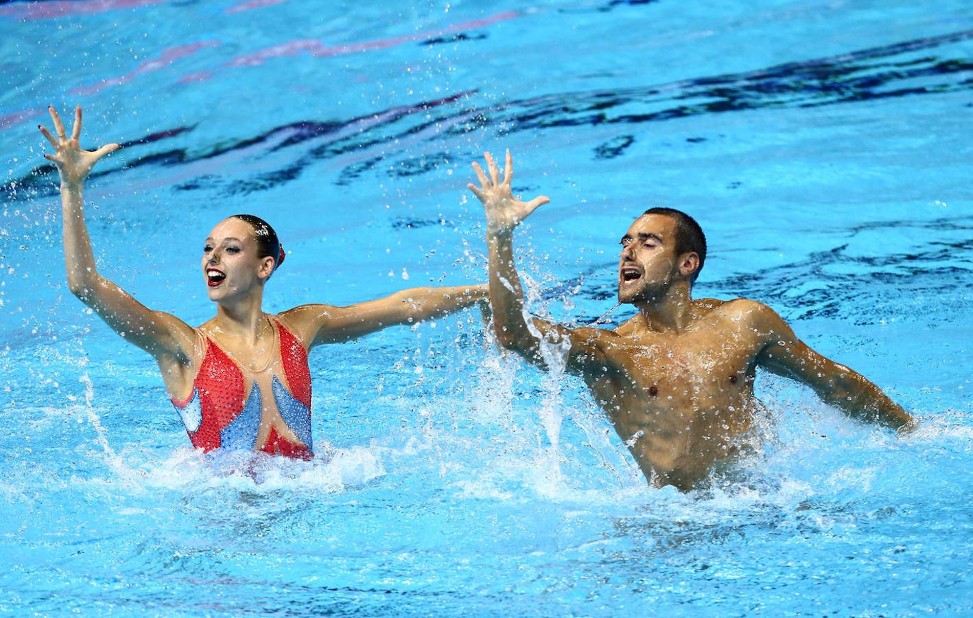 Bajo el lema «Dive into peace» ha arrancado el 18º Campeonato Mundial de la Federación Internacional de Natación (FINA). 