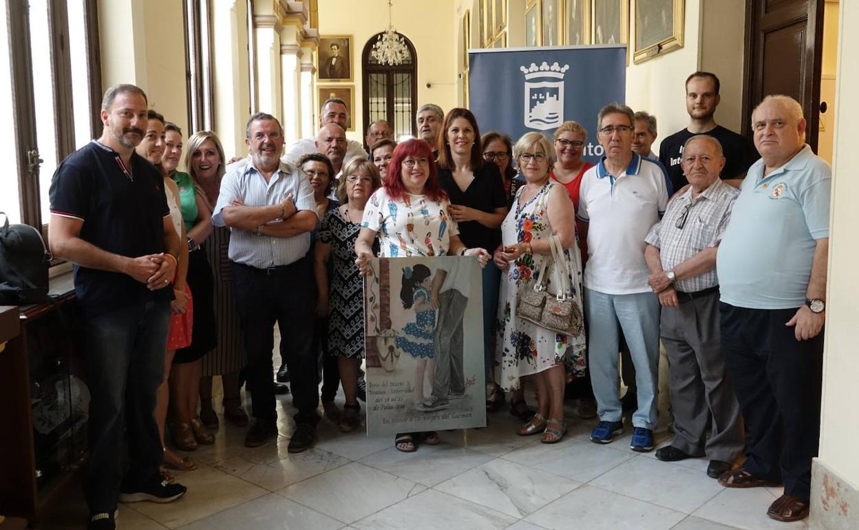 Presentación de la Feria de Teatinos en el Ayuntamiento de Málaga 