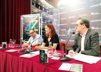 Imagen secundaria 1 - Imágenes de la rueda de prensa de presentación, este lunes y de Antonio Sánchez, otro de los artistas de esta edición.