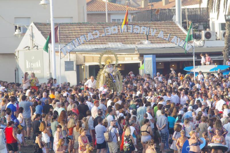 La Virgen, en el barrio de Pedregalejo