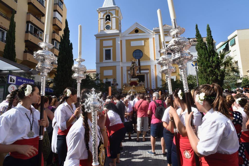 Procesión de la Virgen del Carmen en El Palo.