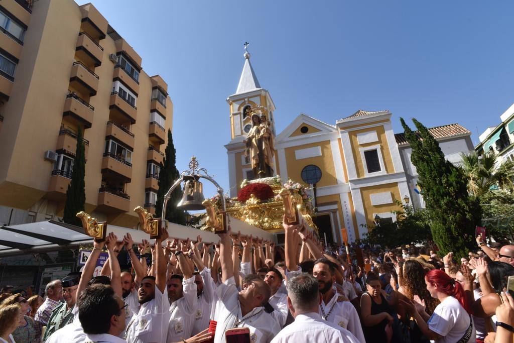 Procesión de la Virgen del Carmen en El Palo.