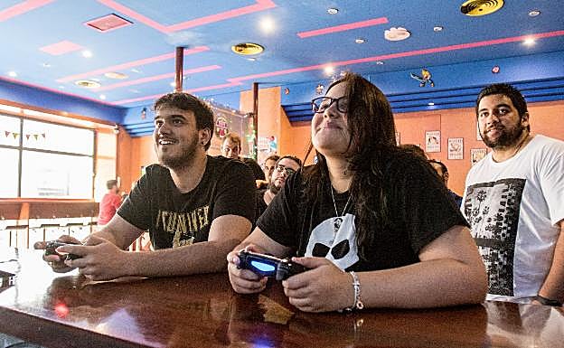 Una de las partidas del torneo. 