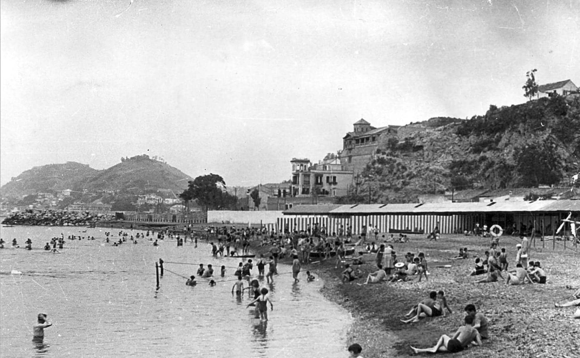 Los Baños del Carmen, en los años 50. 