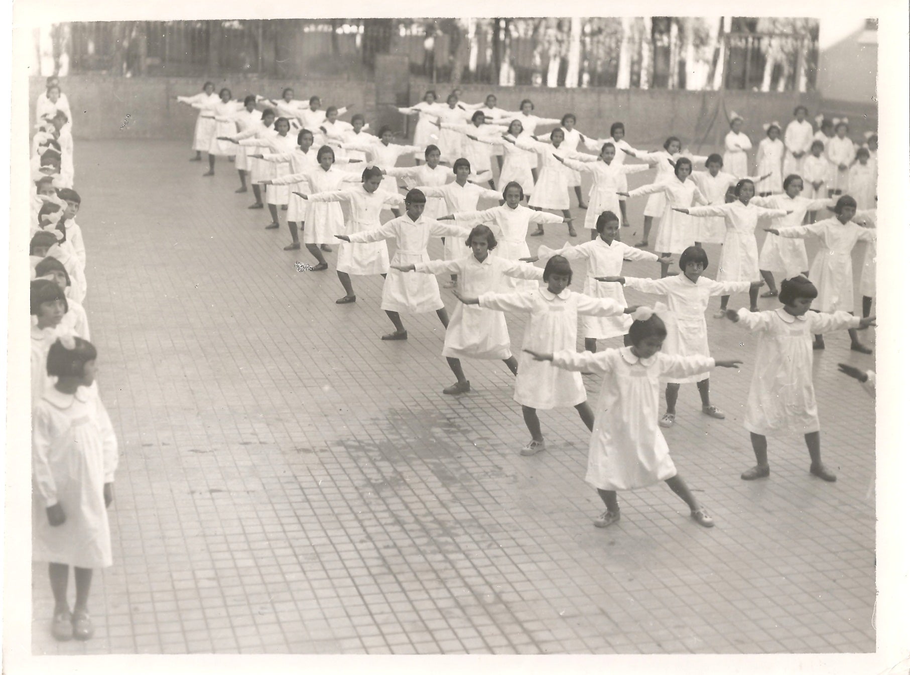 Niñas de la Sección Femenina. Año 1939. (Archivo del Autor)