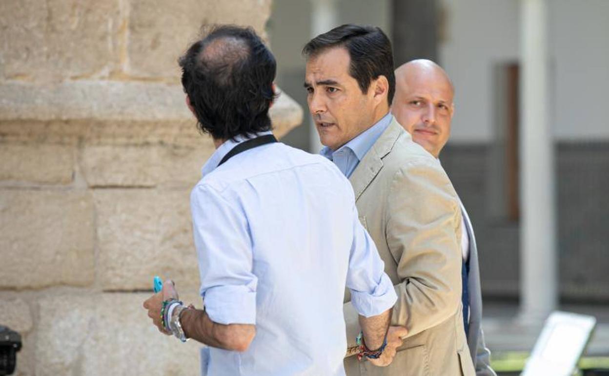 El portavoz popular, José Antonio Nieto. 