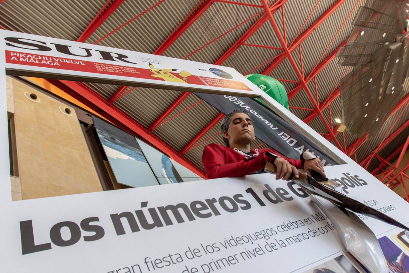 Las mejores imágenes de los participantes de Gamepolis en la portada especial de SUR. Imagen de la jornada del sábado