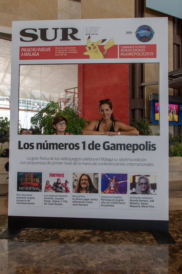 Las mejores imágenes de los participantes de Gamepolis en la portada especial de SUR. Imagen de la jornada del sábado