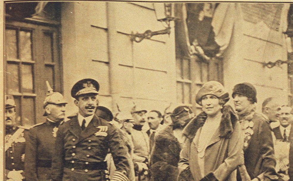 Los reyes en Málaga, en 1926. 