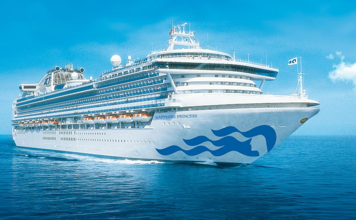 El crucero Sapphire Princess visita por primera vez el puerto de Málaga