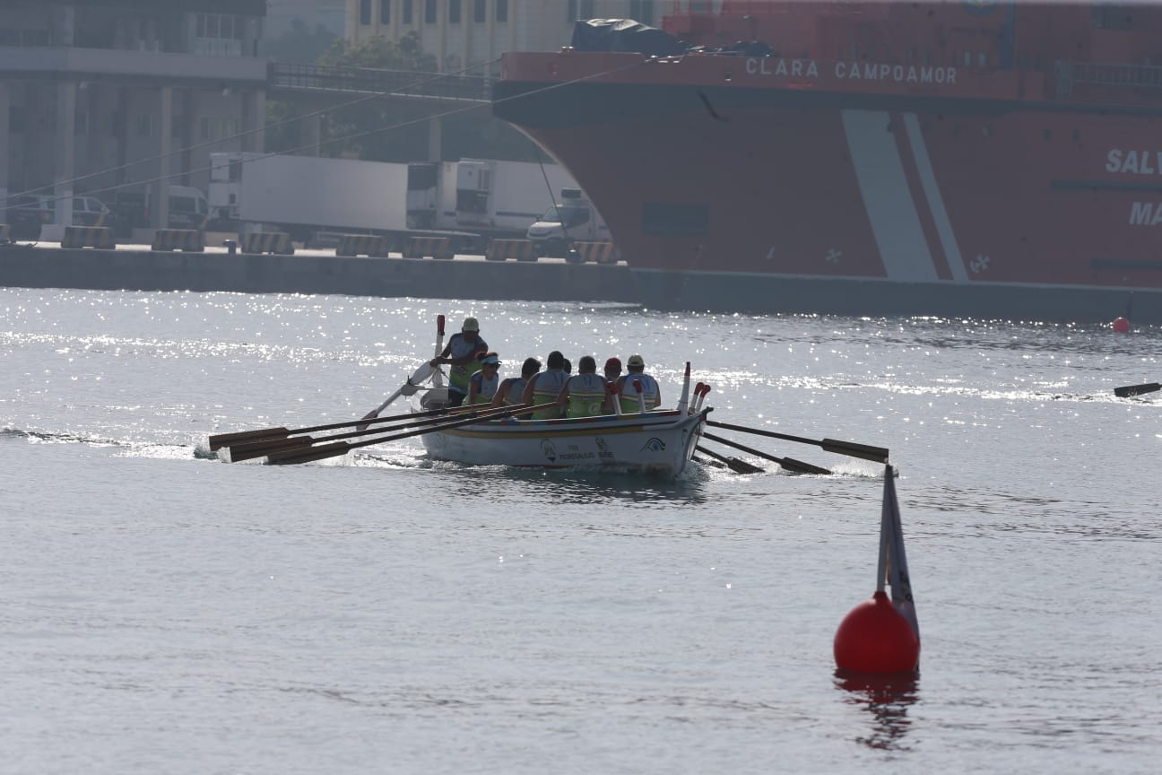 Este sábadao se celebró en el Muelle 1 del Puerto de Málaga, la LVIII Regata Gran Premio Ciudad de Málaga, de la VIII Liga Provincial de Jábegas Diputación de Málaga-Copa Pepe Almoguera. 