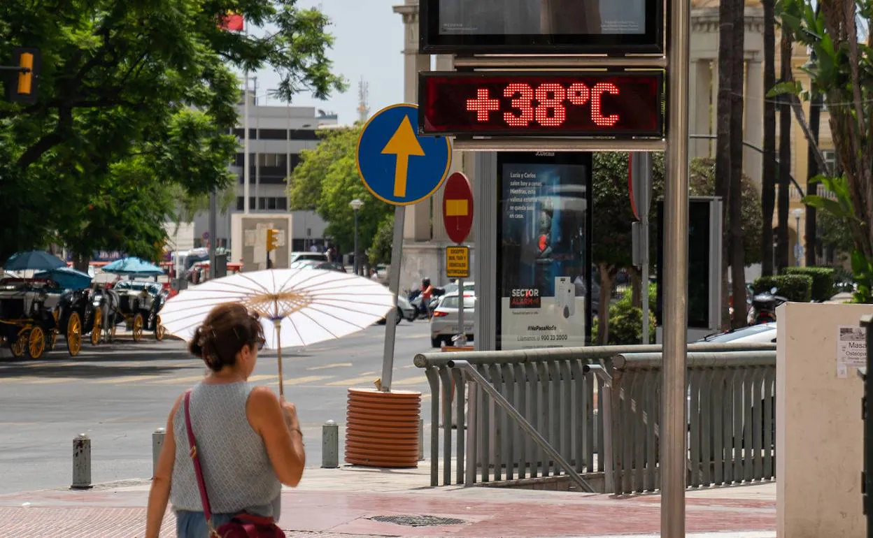 Málaga vivió el miércoles el primer episodio de terral desde el comienzo de verano.