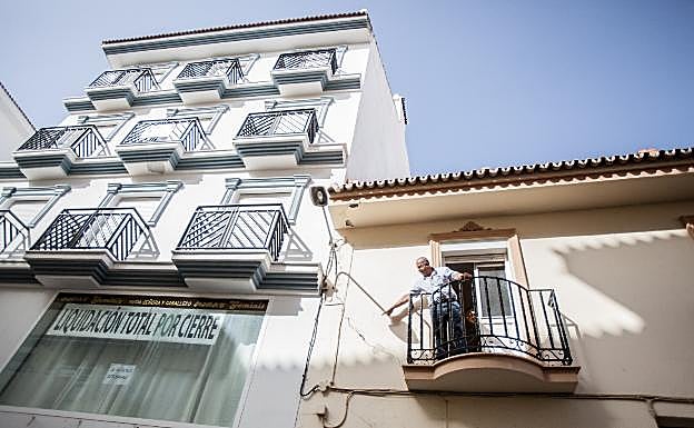 Vista del exterior de los dos edificios. 