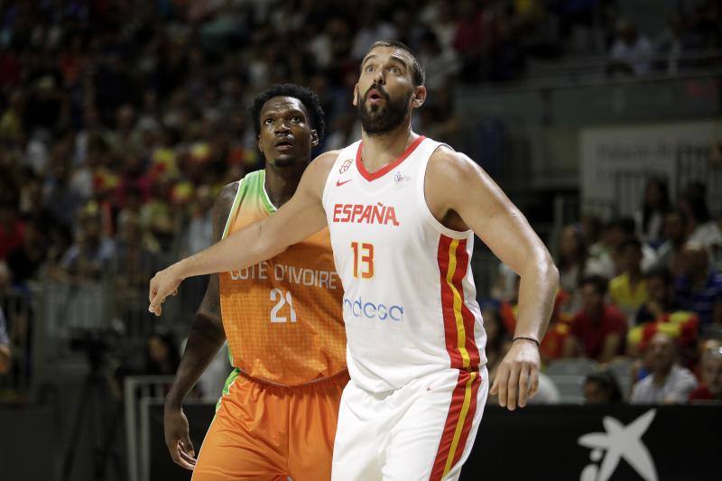 En un partido sin historia ante Costa de Marfil, Jaime Fernández tuvo minutos ante su público y Deon Thompson fue el mejor de la selección africana