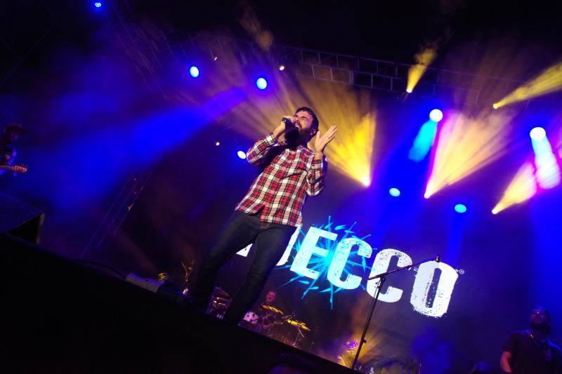 Concierto de Huecco tras el pregón y los fuegos.