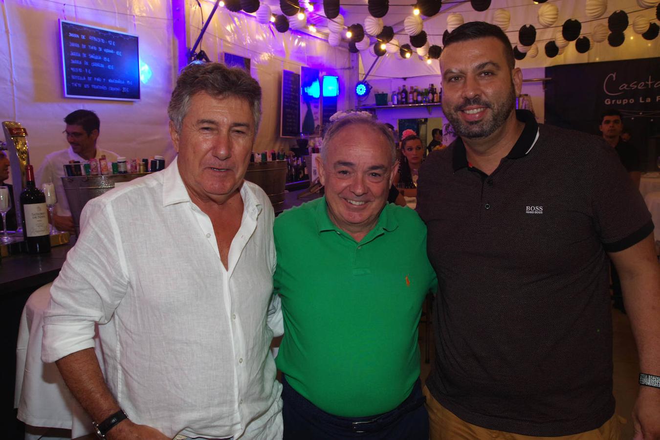 Domingo Avisbal, José Gómez y Álvaro Maldonado.