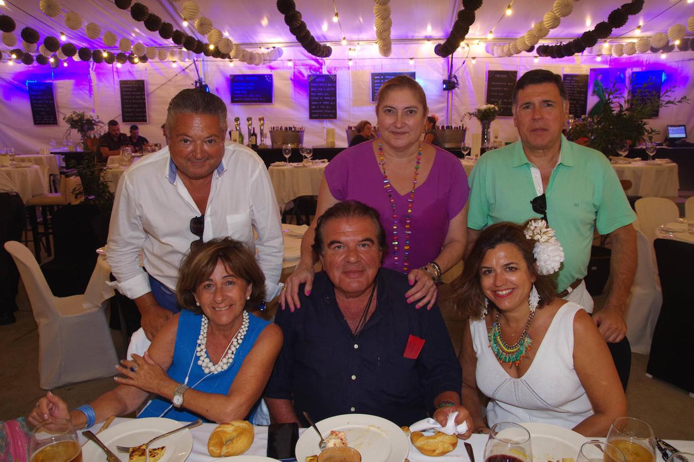 Paco Miranda, Isabel Banderas, Kiko Muñoz, Mariló Olmedo, Jaime San Juan y Nimia Torga.
