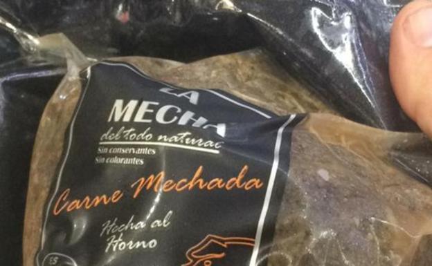 Marca de carne mechada afectada por Listeria.