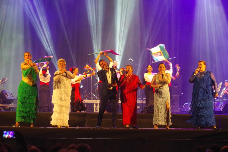 La artista jerezana fue una de las grandes protagonistas de la noche, mientras que distintos artistas hicieron un repaso por lo mejor de la copla.