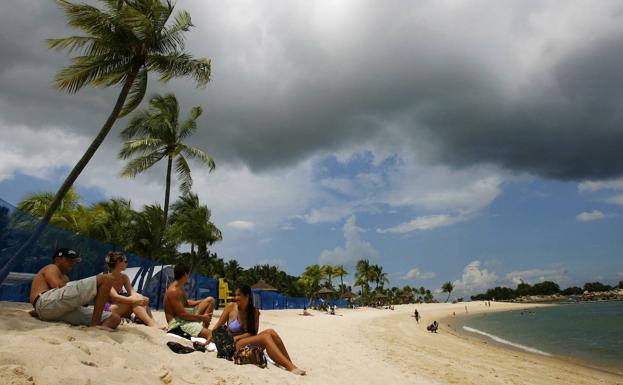 Playa de Singapur.