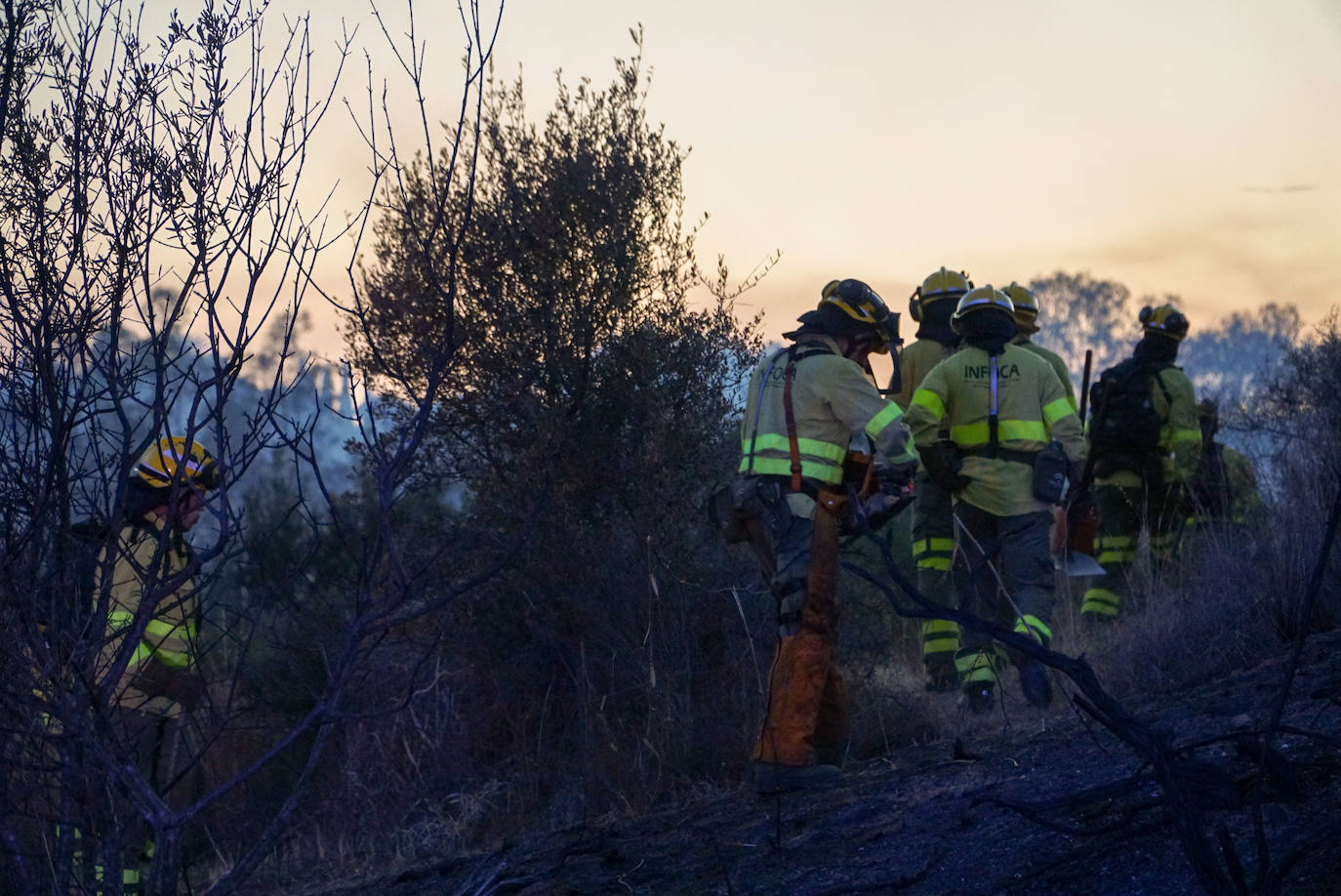 Fotos: El incendio en el paraje Los Monteros de Marbella en imágenes