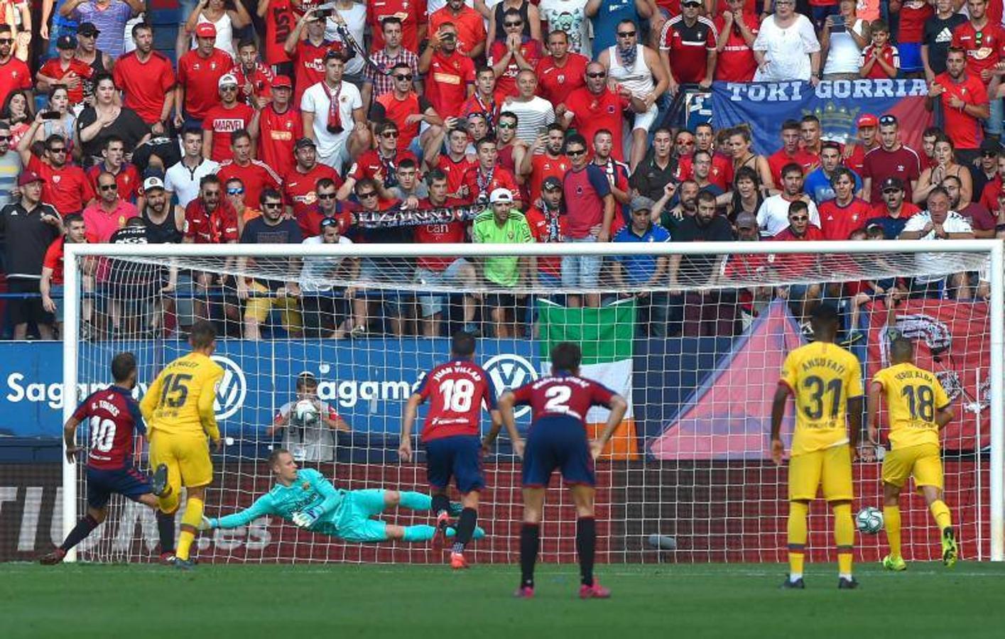 Fotos: Osasuna 1-0 Barcelona, en imágenes