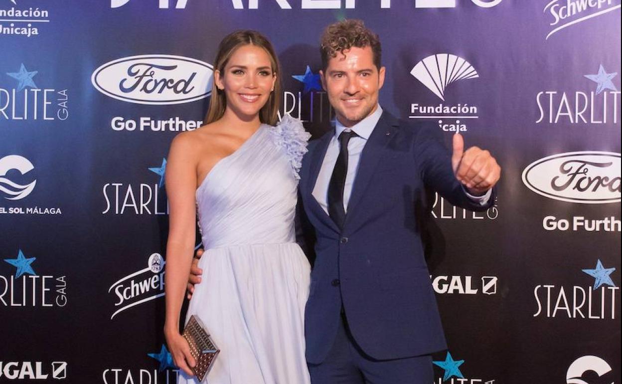 David Bisbal y su mujer, Rosanna Zanetti. 